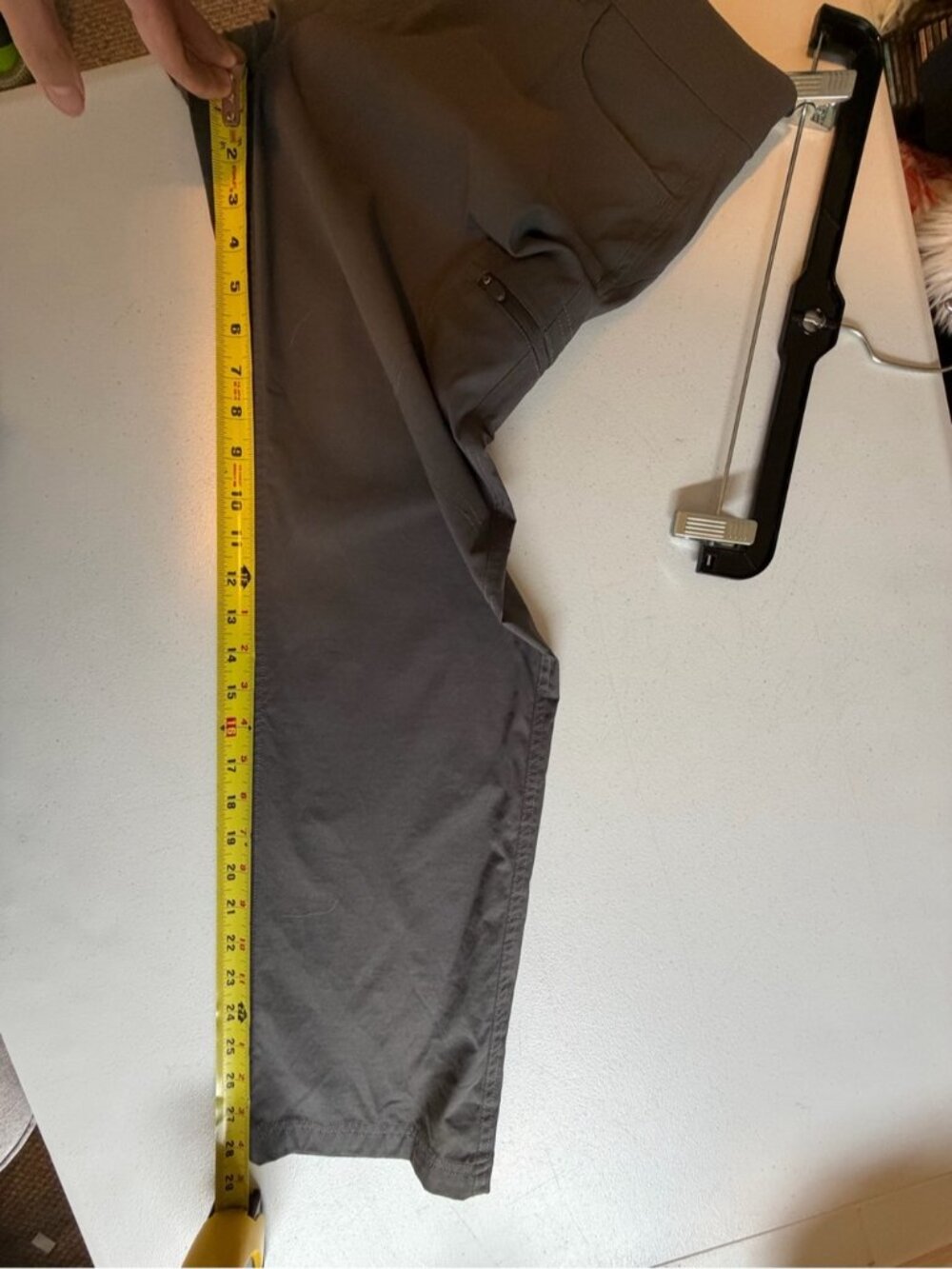 Eddie Bauer First Ascent Guide Pro Pants Womens size 8 Short Petite Gray Hiking - Picture 13 of 14